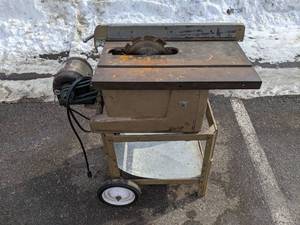 lot 447 image: Vintage Craftsman Table Saw - N