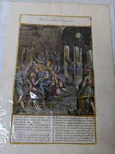 lot 479 image: Il Est Courone Depines Biblical Print (Crown of Thorns) - N