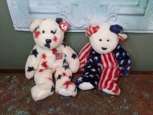 lot 603 image: TY Beanie Baby Bears...America - W