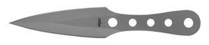 (3) Professional Stainless Steel Throwing Knives with Nylon Carrying Sheath - Silver - 4.13 Blade - 8.13 Overall