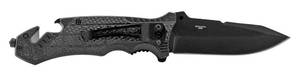 5 Folding Rescue Pocket Knife - Pot Leaf - 3.75 Blade