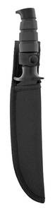 12.38 Tear Drop Tactical Hunting Knife - Black - 7.38 Blade