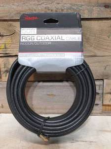 lot 109 image: Rocketfish - 50 Antenna Cable - Black