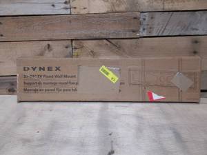 lot 118 image: Dynex - Fixed Wall Mount for Most 37 - 75 Flat-Panel TVs - Black