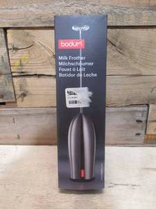 lot 129 image: Bodum Schiuma Milk Frother - Stainless Steel