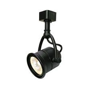 lot 37 image: Top Rated Hampton Bay 1-Light Retro Black Linear Track Lighting Head