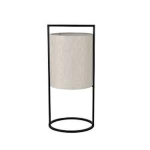 lot 73 image: 22.5 Fabric Up Light Table Lamp Black (Includes LED Light Bulb) - Project 62