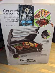 lot 216 image: Hamilton Beach Electric Indoor Searing Grill