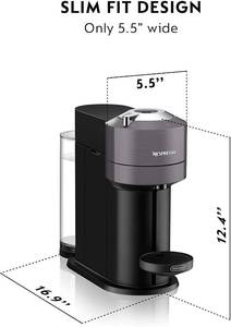 lot 178 image: Nespresso Vertuo Next Coffee and Espresso Maker by DeLonghi, Dark Grey