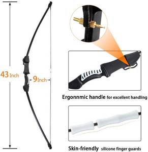 lot 142 image: Rtemis 43 Inch Recurve Bow and Arrow Beginner Set