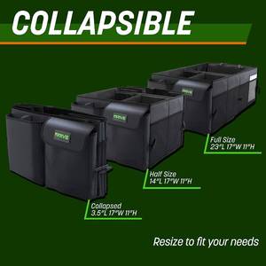 lot 146 image: Drive Auto Collapsible Multi-Compartment Car Organizer w Adjustable Straps