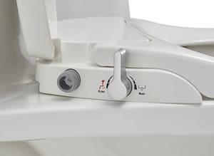lot 38 image: American Standard Aqua Wash Non-Electric Bidet Seat for Elongated Toilets, White