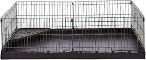 lot 210 image: Amazon Basics Indoor-Outdoor Small Pet Habitat Cage with Canvas Bottom