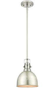 lot 187 image: Westinghouse 63455 00 Mini Pendant Light, 120 V, 1-Lamp, Incandescent, Led Lamp, Metal Fixture by Westinghouse