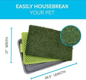lot 221 image: Dog Grass Pee Pad Potty wExtra Grass Pad