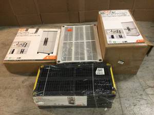 Lot of Mixed Assorted Utility Cabinets and Shelving Various Sizes and Conditions See Pictures