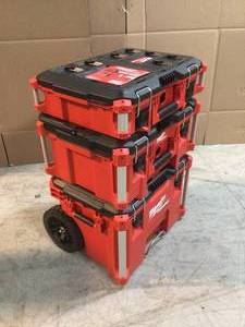 PACKOUT 22 in. Modular Tool Box Storage System by Milwaukee Customer Returns See Pictures