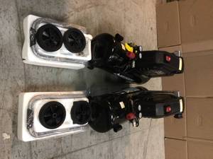 Lot of 2 8G 150 PSI Hotdog Air Compressor by HuskyCustomer Returns See Pictures