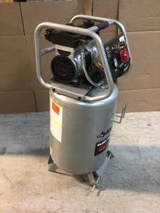 20 Gal. Vertical Electric-Powered Silent Air Compressor by Husky Customer Returns See Pictures