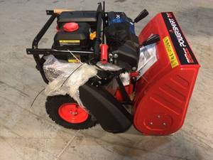 24 in. 212cc 2-Stage Electric Start Gas Snow Blower by PowerSmart Customer Returns See Pictures