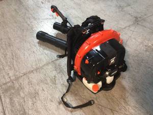 234 MPH 756 CFM 63.3cc Gas 2-Stroke Cycle Backpack Leaf Blower with Tube Throttle by ECHO Customer Returns See Pictures