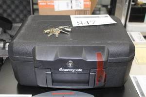 lot 847 image: Sentry SentrySafe Portable Safe, Keys