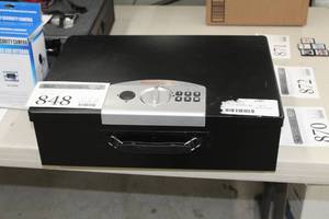 lot 848 image: Honeywell 30353040 Deluxe Security Box with Digital Electronic Lock (New )