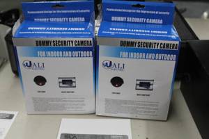 lot 846 image: Lot of (2) Wali IndoorOutdoor Dummy Security Cameras (in original box)