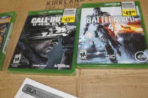 lot 876 image: Lot of (2) Microsoft Xbox One Video Games (New )