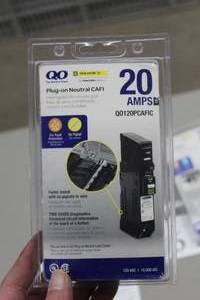 lot 917 image: QO Square D Plug-On Neutral CAFI Interruptor (in original packaging)