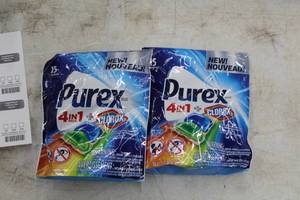 lot 997 image: Lot of (2) Purex Detergent 25-Capsule Packages