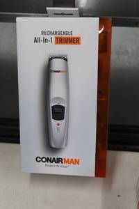 lot 948 image: Conair Man Rechargeable All-in-1 Trimmer (in original packaging)