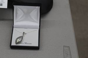 lot 963 image: Marsala Womens Pendant Necklace Genuine Marcasite