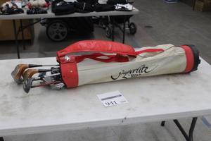 lot 941 image: Superlight Golf Club Set - Golf Bag, Callaway Big Bertha War Bird Driver, Wood Drivers and Irons