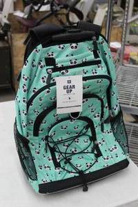lot 1041 image: PB Teen Gear Up Collection Rolling Backpack (New )