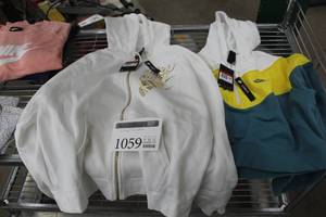 lot 1059 image: Lot of (2) Zip-Up Hooded Sweatshirts Large