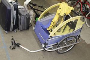 lot 1079 image: Burley Bike Trailer Stroller