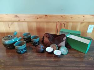 lot 60 image: Two Asian Style Ceramic Tea Sets