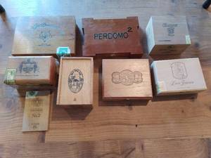 lot 61 image: Collection of Cigar Boxes