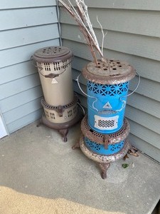 lot 238 image: 2 Old Camping Stoves or Heaters