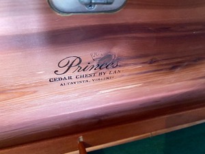 lot 232 image: Princess Blanket Chest- needs work