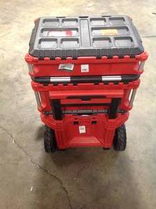PACKOUT 22 in. Rolling Tool Box by Milwaukee Customer Returns See Pictures