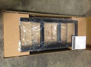4 ft. Solid Wood Top Workbench in Black by Husky Customer Returns See Pictures
