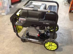 4000-Watt Gasoline Powered Digital Inverter Generator with CO Shutdown by RYOBI Customer Returns See Pictures