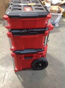 PACKOUT 22 in. Modular Tool Box Storage System by Milwaukee Customer Returns See Pictures