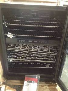 44 Bottle Dual Zone Wine Cooler in Stainless Steel by Magic Chef Customer Returns See Pictures