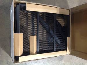 60 x 24 Black Steel Basket Cargo Carrier (Folding 2 Shank, 500 lbs.) by CURT Customer Returns See Pictures