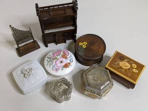 Stunning Decorative Boxes,Music Boxes, & Musical Sculptures
