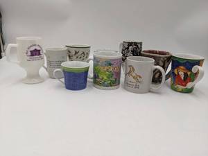 10 Assorted Beautiful Mugs-Precious Moments, Monet, Gaugin, Pzlatzgraf and More