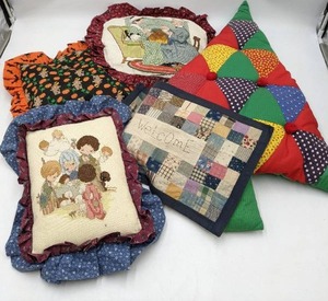 5 Beautiful Hand-Made Quilted and Needlepoint Precious Moments